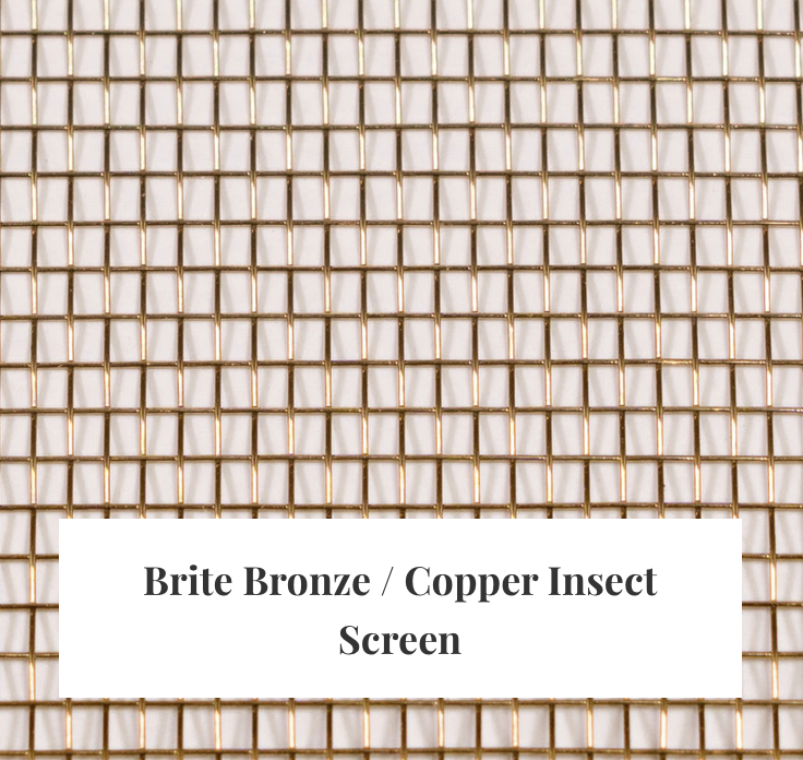 Brite Bronze / Copper Insect Screen